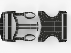 Plastic Buckle Modèle 3D