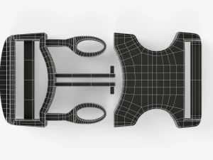 Plastic Buckle 3D Model