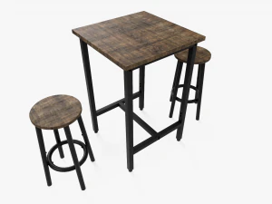 Conjunto de jantar Modelo 3D