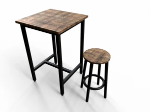 डाइनिंग सेट 3D मॉडल