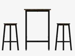 डाइनिंग सेट 3D मॉडल