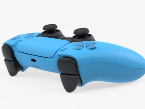 Dualsense Starlight Blu Modello 3D