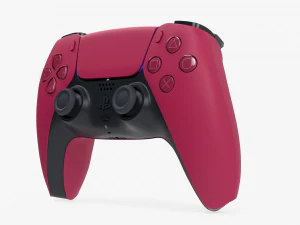 Dualsense C&oacute;smico Vermelho Modelo 3D