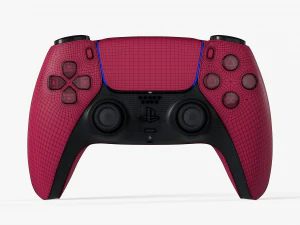 Dualsense C&oacute;smico Vermelho Modelo 3D