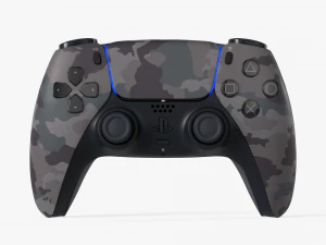 Dualsense-Grau-Tarnung 3D Modell