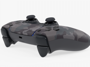 Dualsense Gray Camouflage 3D Модель