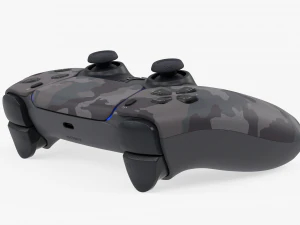 Dualsense Gray Camouflage 3D Model