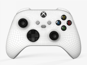 Xbox controller Robot White 3D मॉडल