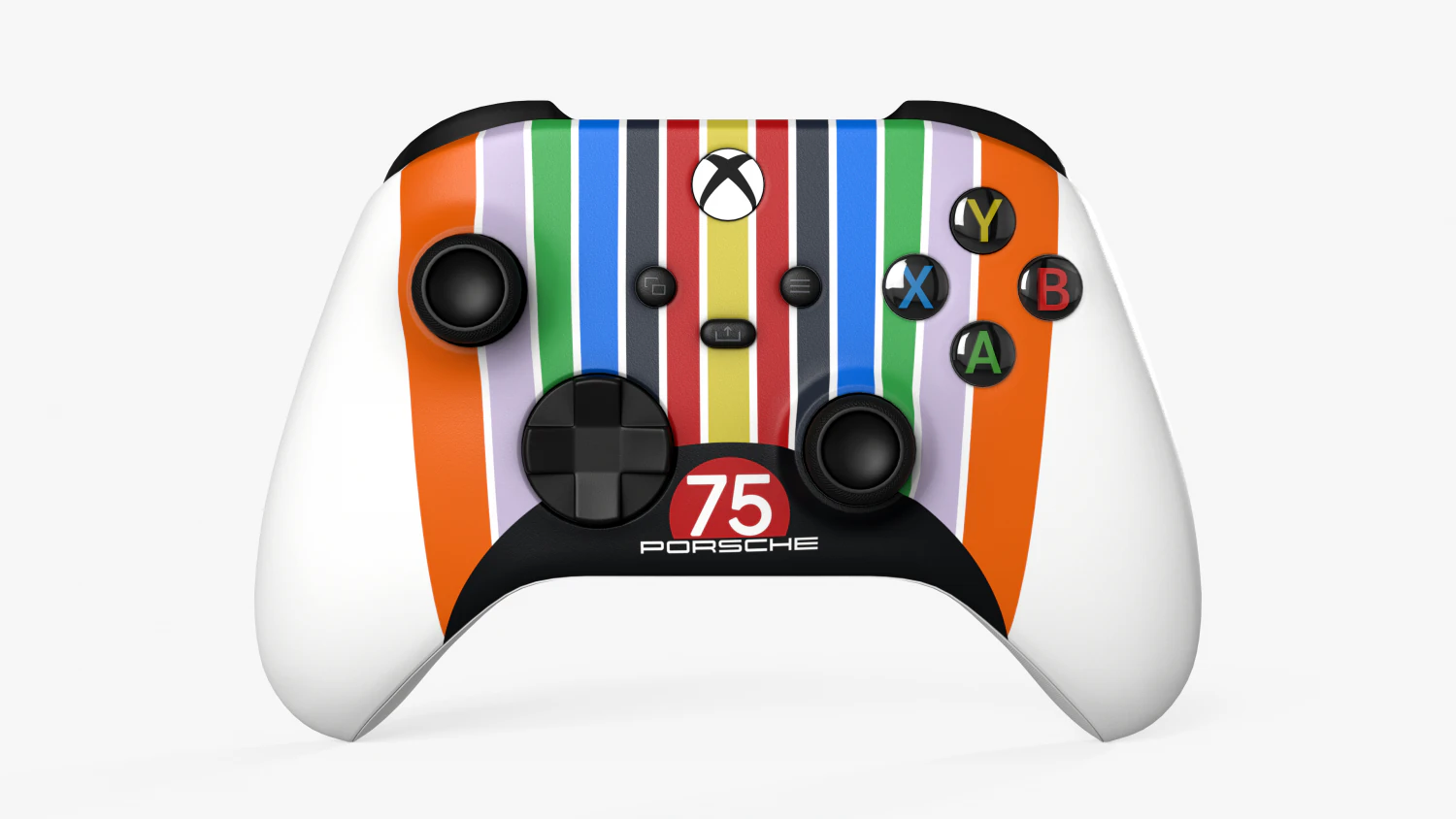Xbox Series X Controller Porsche 75th Anniversary 3D Model .c4d .max .obj .3ds .fbx .stl .blend