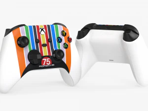 Xbox Series X Controller Porsche 75th Anniversary 3D Model