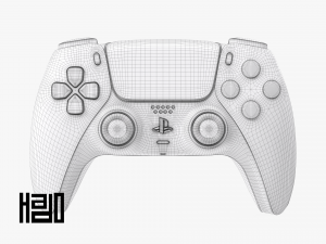 Dualsense Sterling Silver 3D Model