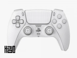 Dualsense Sterling Silver 3D Model