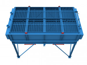 industrial belt-driven air cooler Modelo 3D