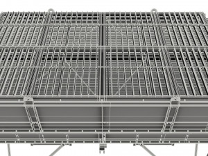 industrial belt-driven air cooler Modelo 3D