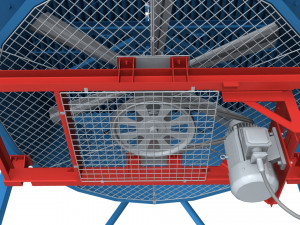 industrial belt-driven air cooler Modelo 3D