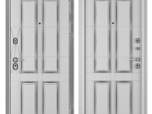 SET OF 35 ENTRANCE DOORS STALEKS 3D Модель