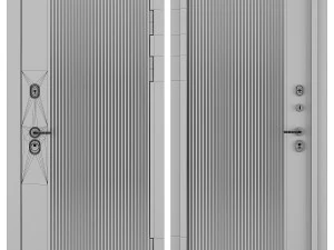 SET OF 35 ENTRANCE DOORS STALEKS 3D Model