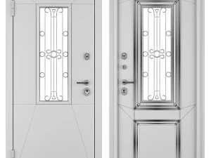 SET OF 35 ENTRANCE DOORS STALEKS 3D Model