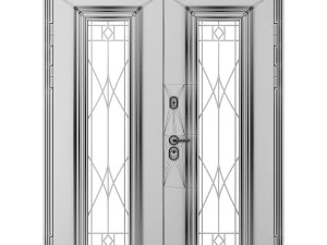 SET OF 35 ENTRANCE DOORS STALEKS 3D Model