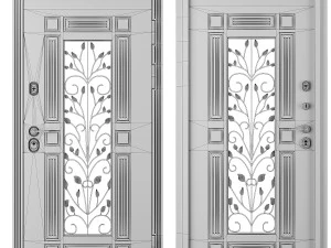 SET OF 35 ENTRANCE DOORS STALEKS 3D Model