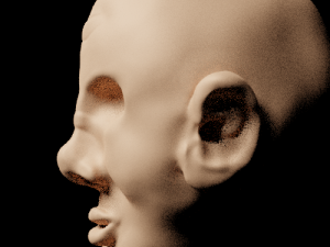 of mans face no eyes 3D मॉडल