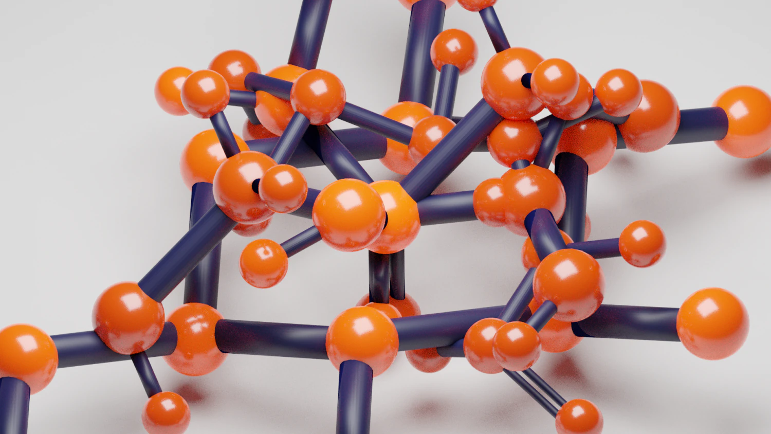 58 structures of complex molecules 3D Model .c4d .max .obj .3ds .fbx .stl .blend 