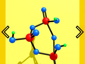 58 structures of complex molecules 3D Model