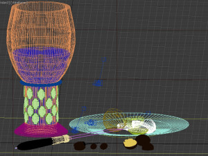 still life 3d max obj and pack light ies full 3D Model