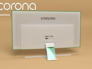 monitor samsung ls24e391hlo 3D Model