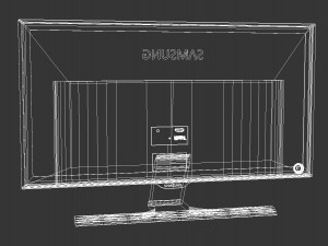 monitor samsung ls24e391hlo 3D Model