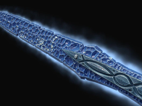 Stylized ice sword Created based on unused concept art Low-poly 3D Model