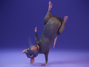Cartoon rat Modelo 3D