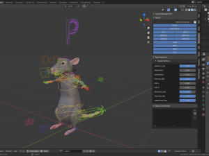 Cartoon rat Modelo 3D