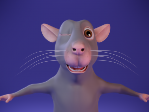 Cartoon rat Modelo 3D