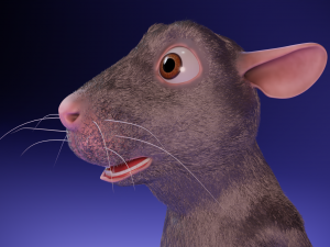 Cartoon rat Modelo 3D