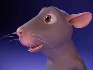 Cartoon rat Modelo 3D