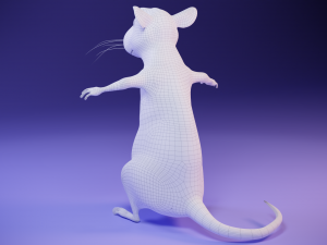 Cartoon rat Modelo 3D