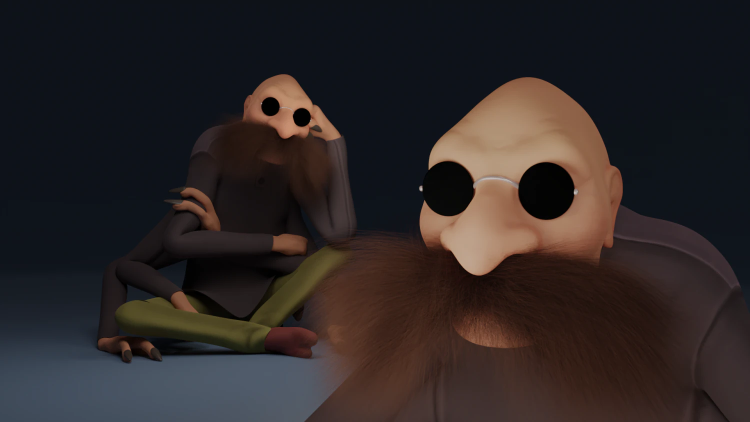 kamaji 3D Model .c4d .max .obj .3ds .fbx .stl .blend 