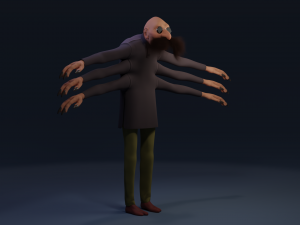 kamaji Model 3D