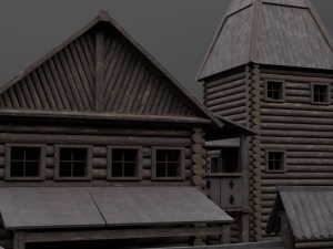 medieval mansion 3D मॉडल