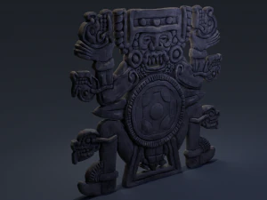 tlaltecuhtli statue 3D Model
