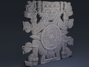 tlaltecuhtli statue 3D Model