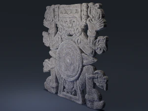 tlaltecuhtli statue 3D Model