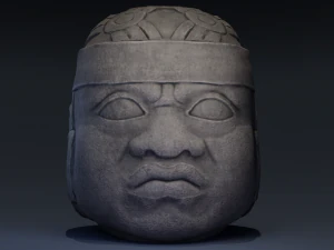olmec statue 3D Model