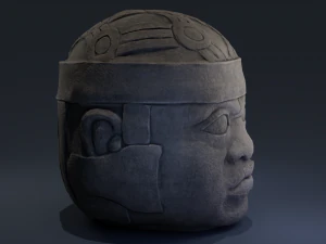 olmec statue 3D Model