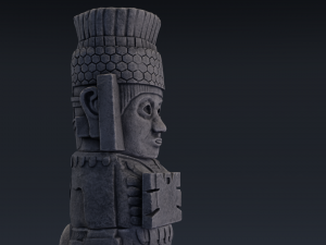 atlantean column Model 3D