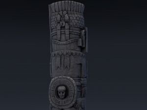 atlantean column Model 3D