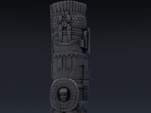 colonne atlante Modèle 3D