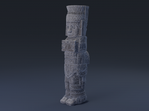atlantean column Model 3D