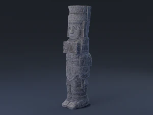 colonne atlante Modèle 3D